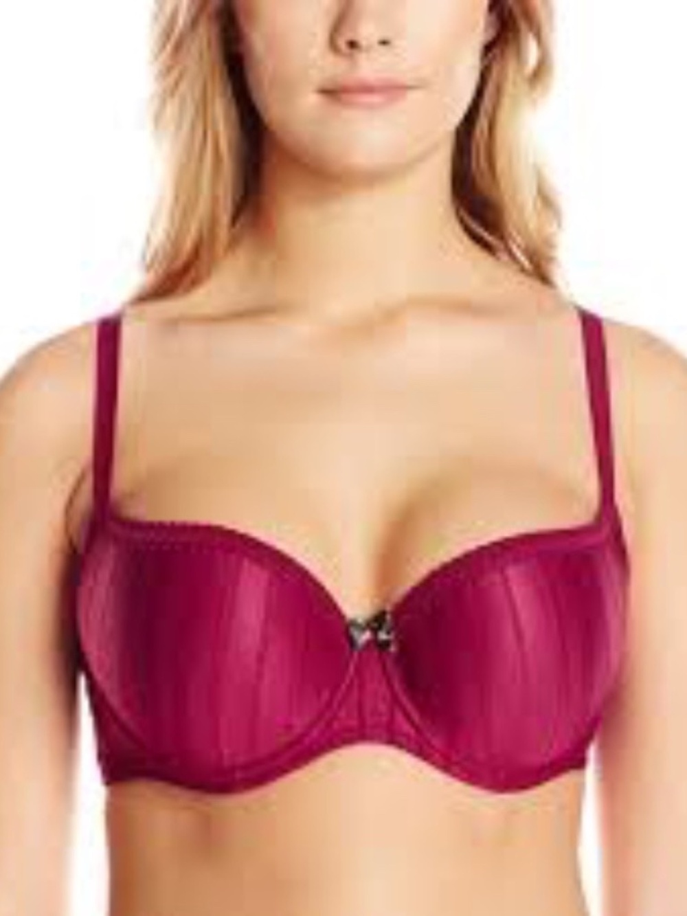 NEW WITH TAG! CLEO SIZE 30D MADDIE BALCONNET BRA BURGUNDY LOT210